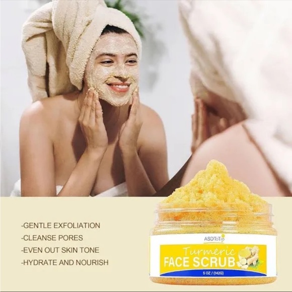 ASDTotio Turmeric Face Scrub, NEW - Picture 2 of 8